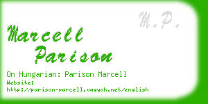 marcell parison business card